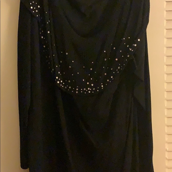 Deb Sweaters - Black bedazzled sweater
